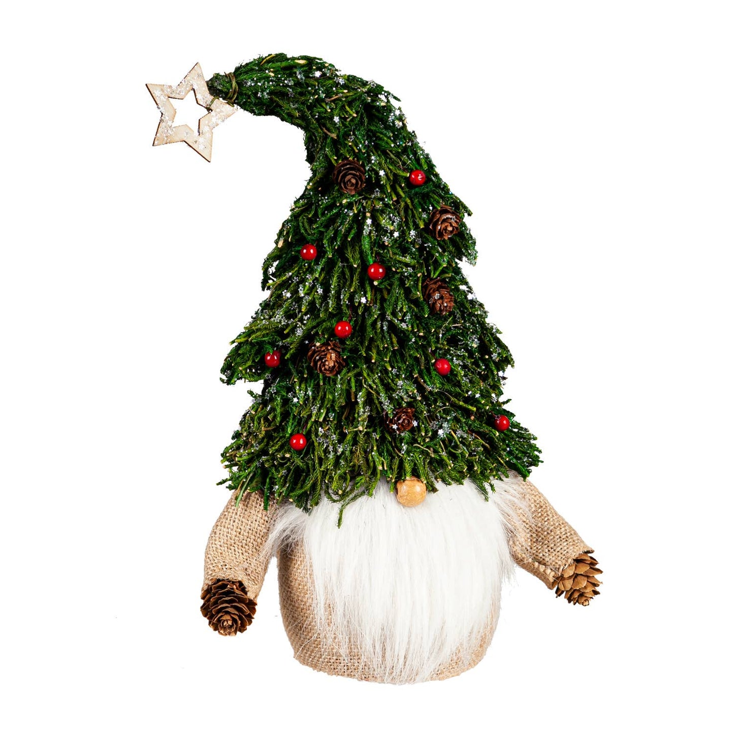 12" Gnome with Star Embellished Hat Artificial Table Décor