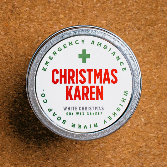 Christmas Karen Travel Tin - HOLIDAY | Funny Candle