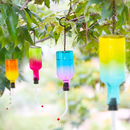 Alpine Corporation Ombre Glass Hummingbird Feeder