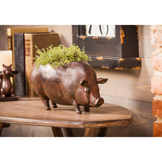 Resin Pig Planter