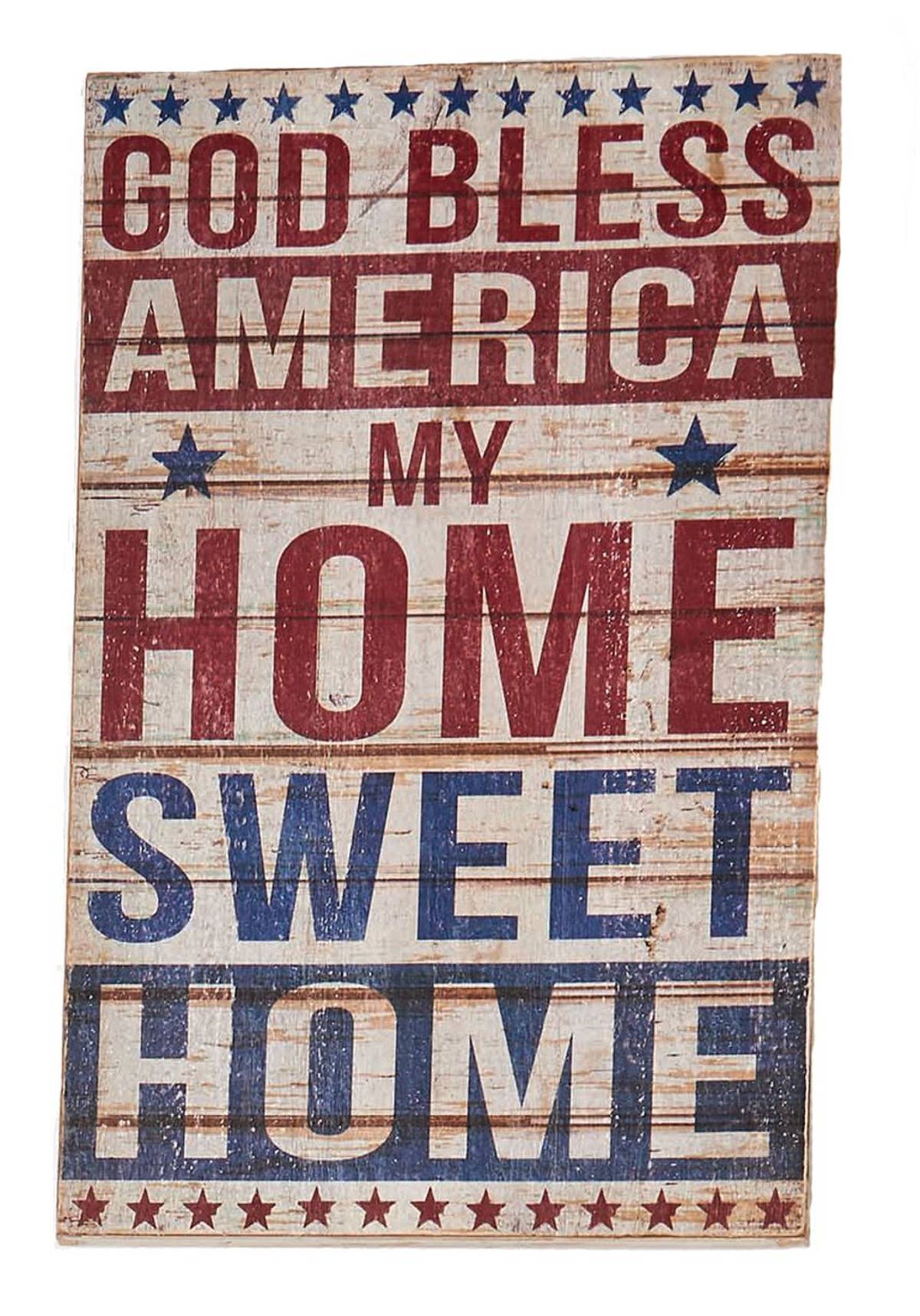 18" Home Sweet Home Wood Sign