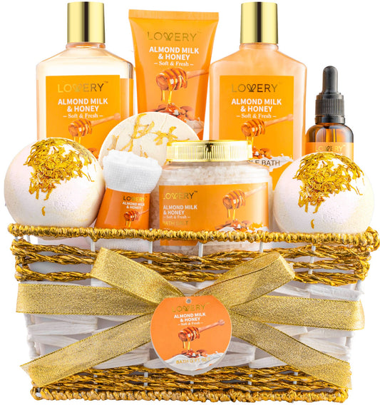 Gift Basket – 10Pc Almond Milk & Honey Beauty & Personal Set